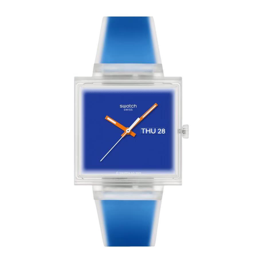 SO38K701 Swatch What If ...See Thru Blue? Unisex Kol Saati