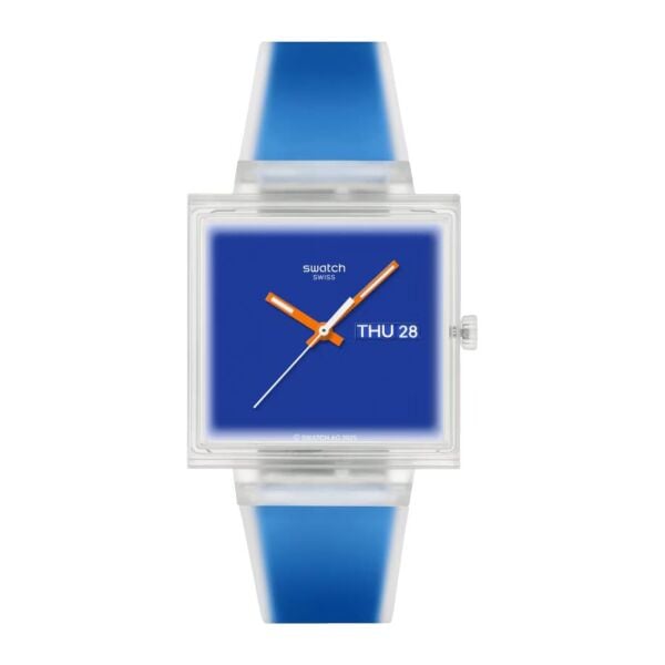SO38K701 Swatch What If ...See Thru Blue? Unisex Kol Saati
