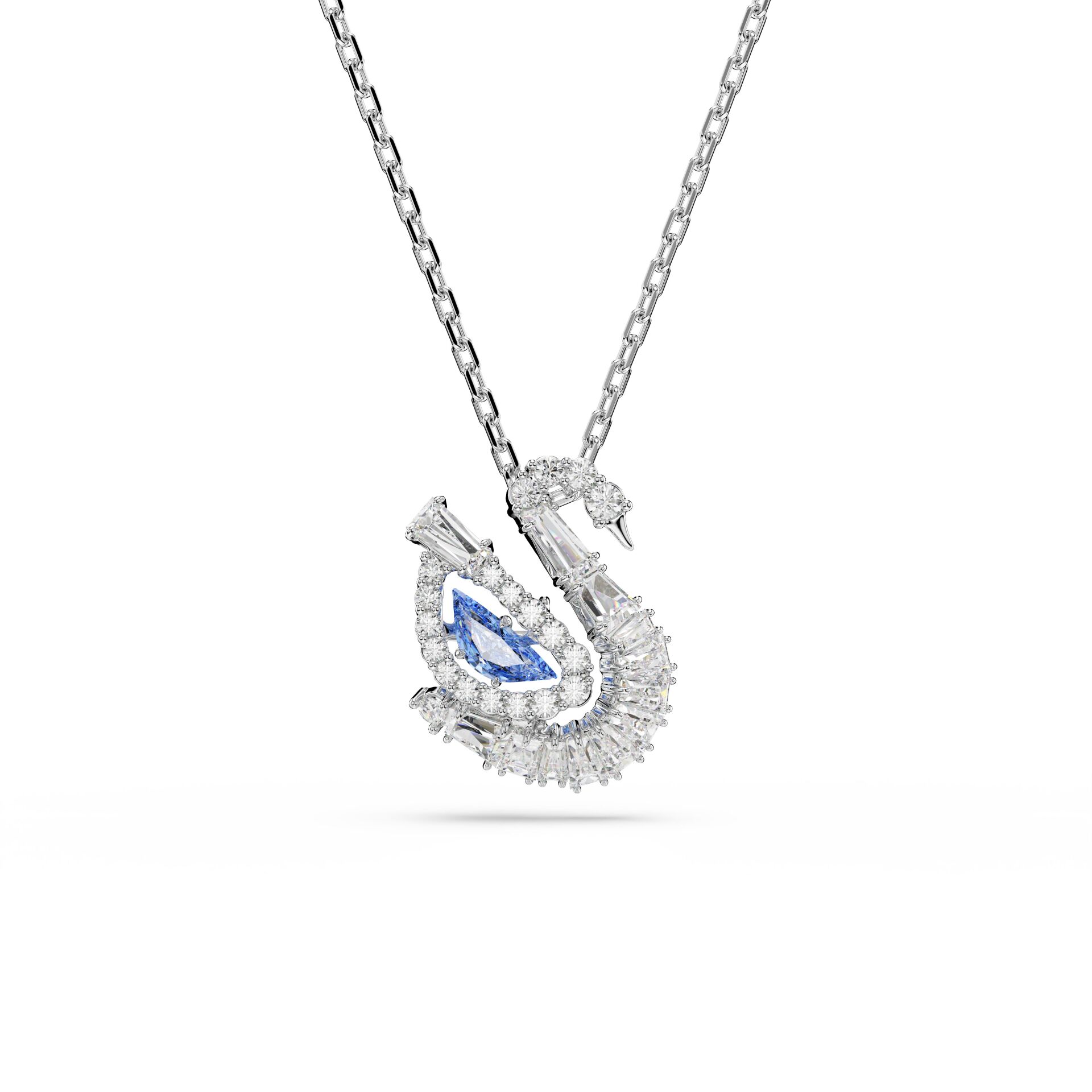 5723389 Swarovski Kolye Swan:Pend Blue/ Blu/Rhs