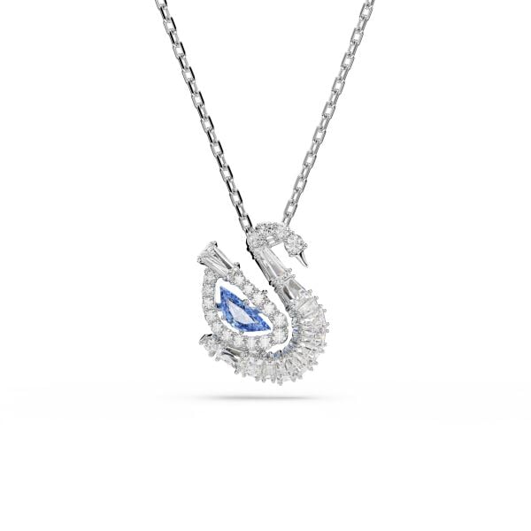 5723389 Swarovski Kolye Swan:Pend Blue/ Blu/Rhs