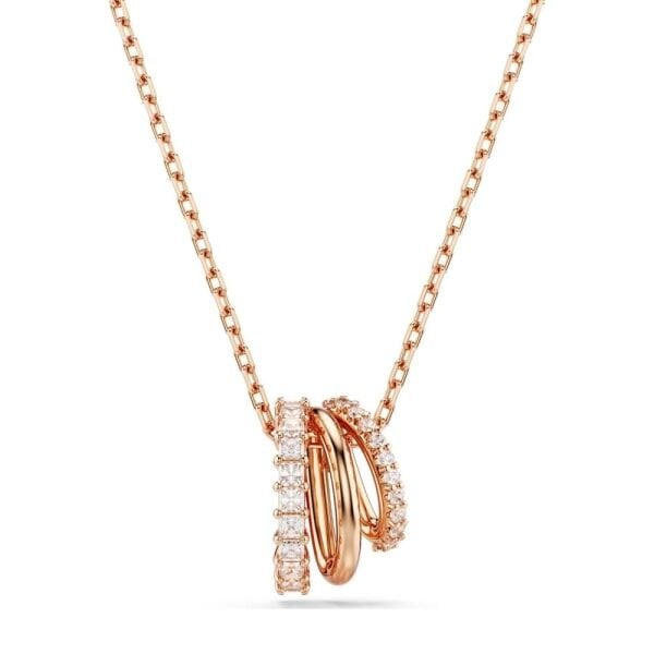 5701494 Swarovski Kolye Hyperbola:Pend 3 Row Whıte/Ros 5701494