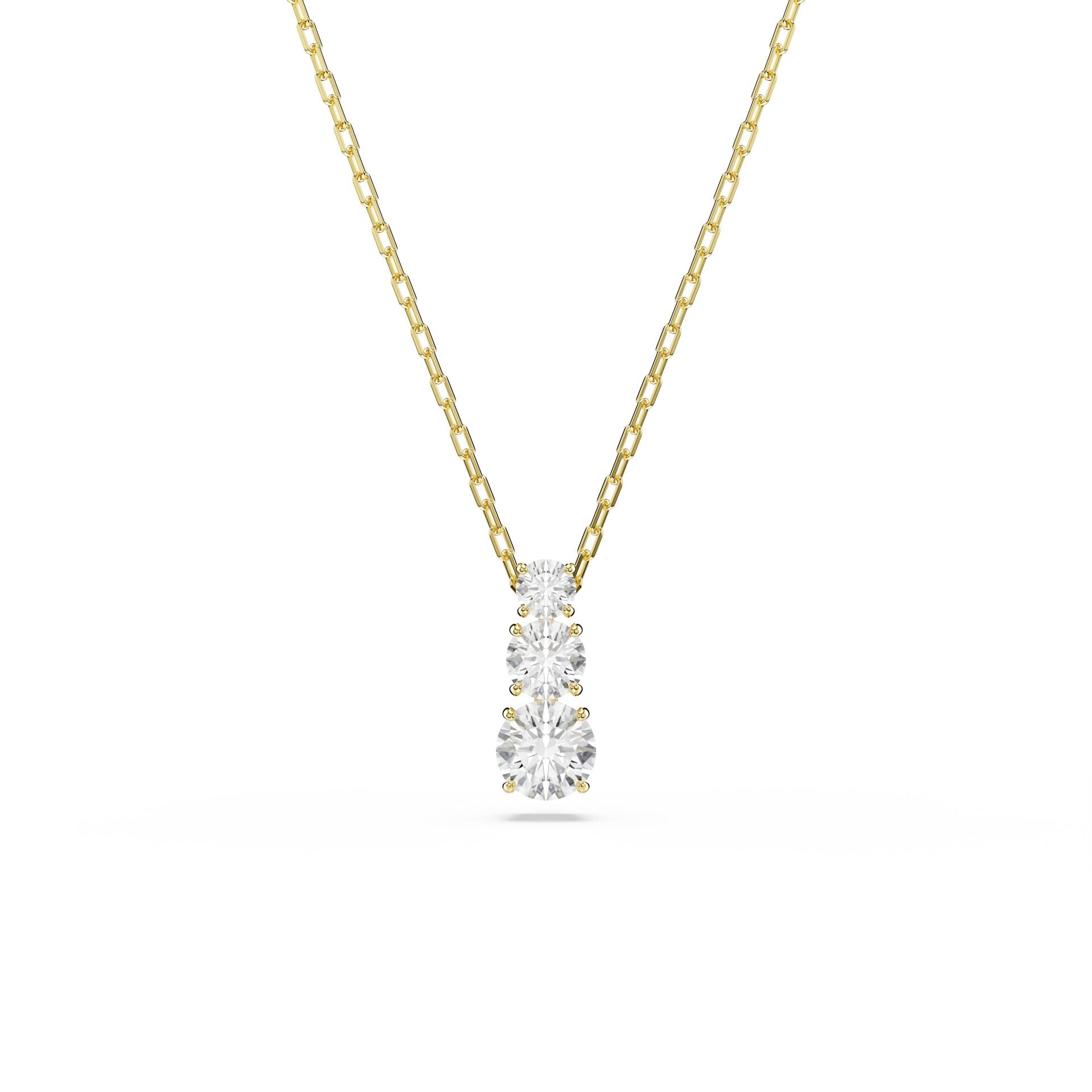 5723298 Swarovski Kolye Stılla:Pend Attract Trılogy Whıte/Gos