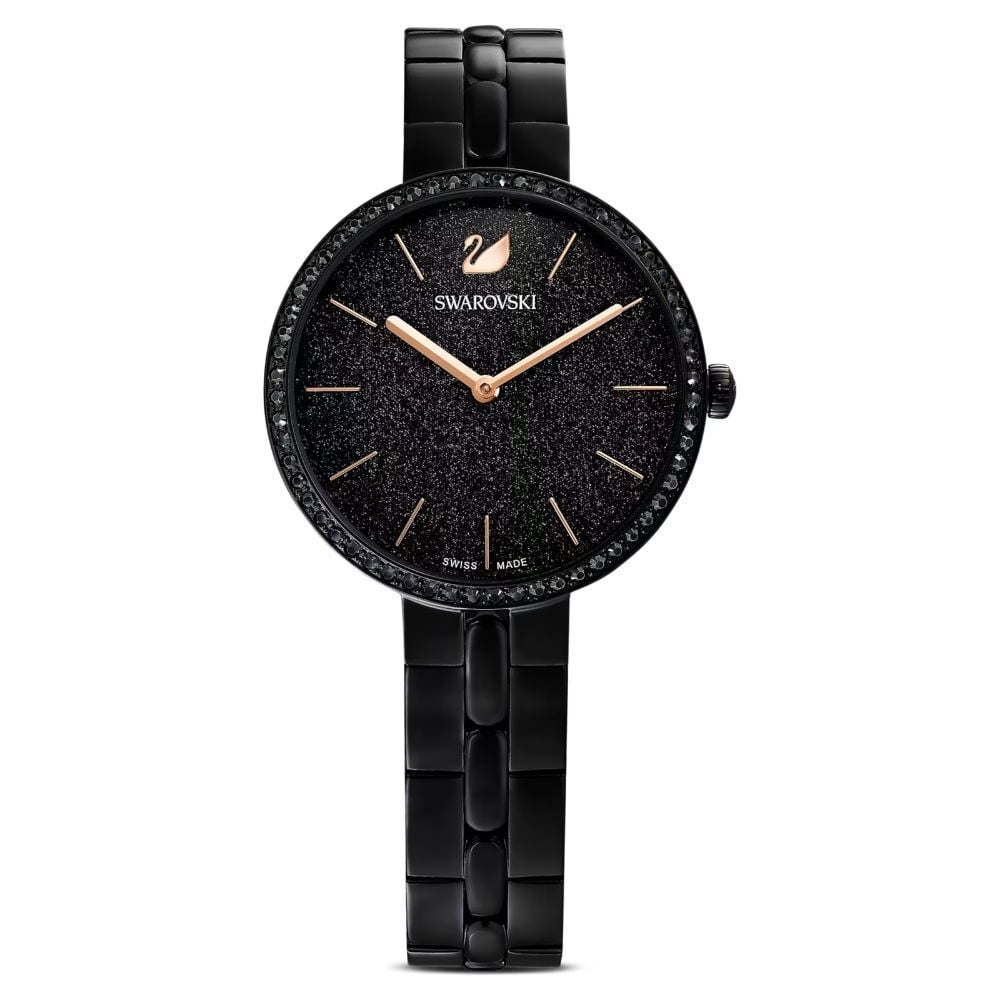 5547646 Swarovski Saat Cosmopolıtan Mb Blk-Blk-Pbk 5547646