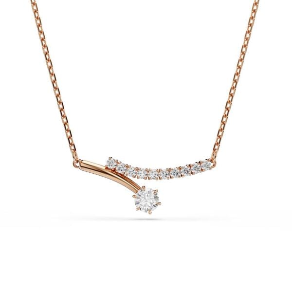 5763823 Swarovski Kolye Matrıx:Necklace Crash Whıte/Ros