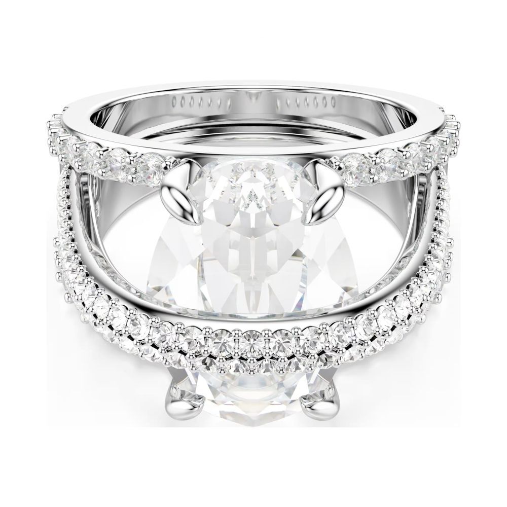 5698476 Swarovski Yüzük Hyperbola:Rıng 3 Rows Whıte/Rhs 55-60 5698476