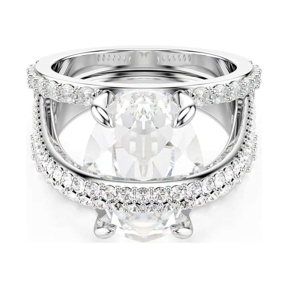 5698475 Swarovski Yüzük Hyperbola:Rıng 3 Rows Whıte/Rhs 50-55 5698475