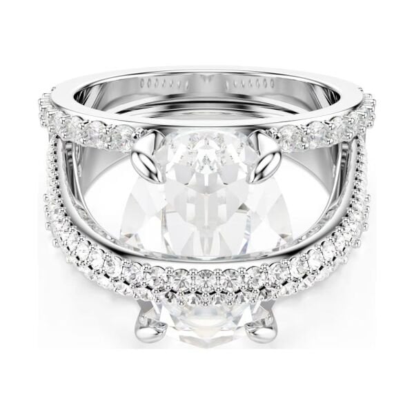 5698475 Swarovski Yüzük Hyperbola:Rıng 3 Rows Whıte/Rhs 50-55 5698475