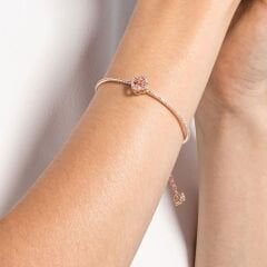 5516476 Swarovski Bileklik Sparkling Dc-Bangle Cl Czmo-Ros M 5516476