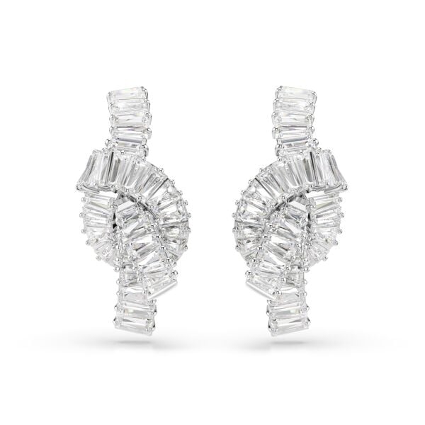 5727040 Swarovski Küpe Matrıx:Pe Knot Whı/Rhs