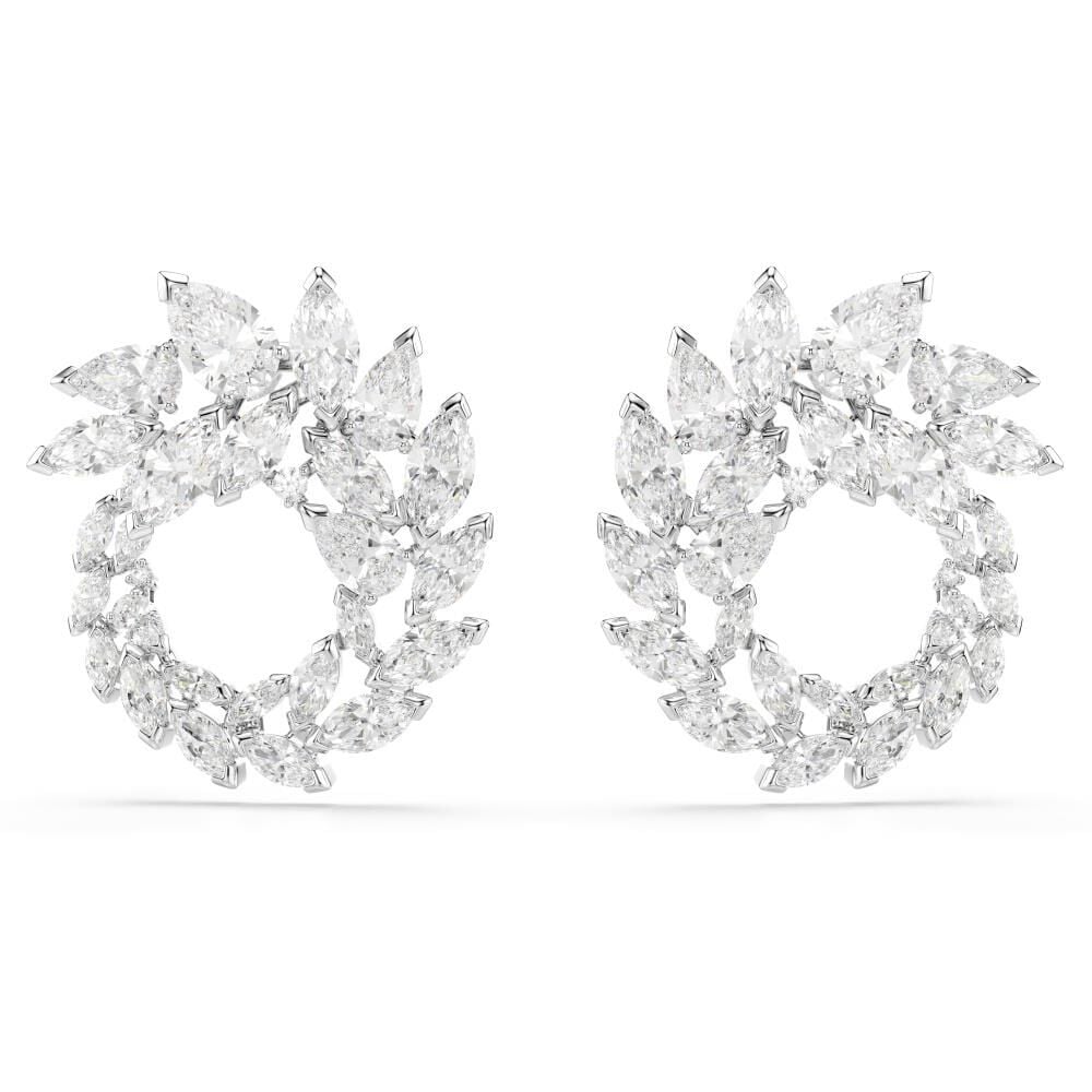 5748008 Swarovski Küpe Mesmera:Pe Small Hoops Whı/Rhs