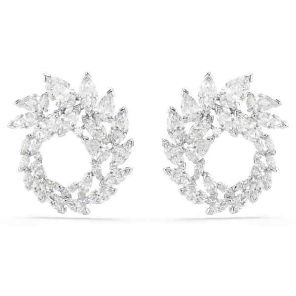 5748008 Swarovski Küpe Mesmera:Pe Small Hoops Whı/Rhs