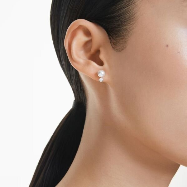 5694225 Swarovski Küpe Matrıx:Pe Studs Whıte/Rhs 5694225