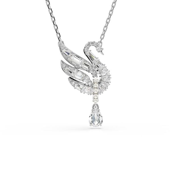 5723387 Swarovski Kolye Swan:Pend Drop Whı/Rhs