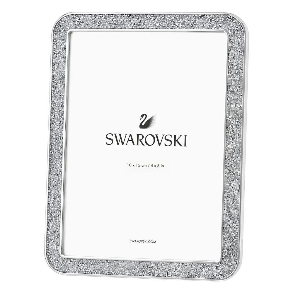 5379518 Swarovski Ev Dekorasyon Minera Picture Frame, Silver Tone, Small 5379518