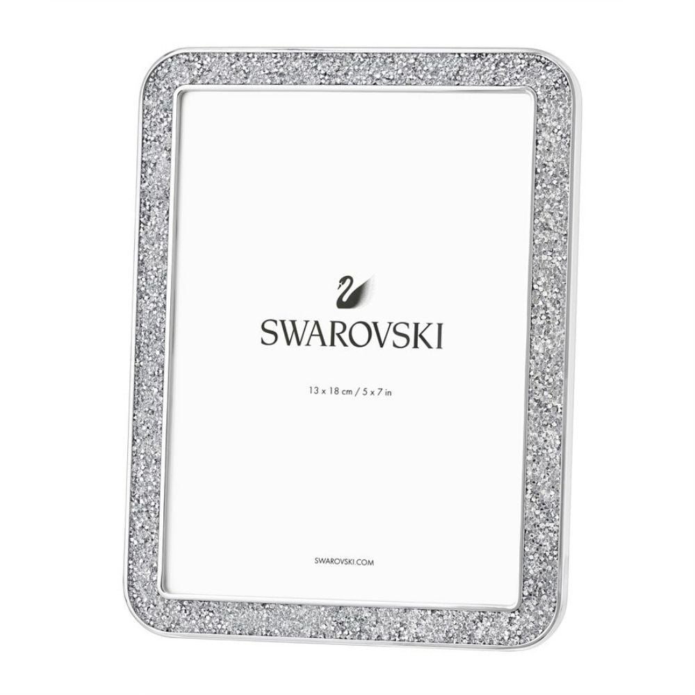 5351296 Swarovski Ev Dekorasyon Minera Picture Frame, Silver Tone 5351296
