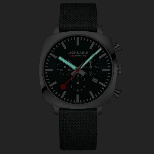 MSL.41460.LF.SET Mondaine Cushion Chrono Kare Erkek Kol Saati