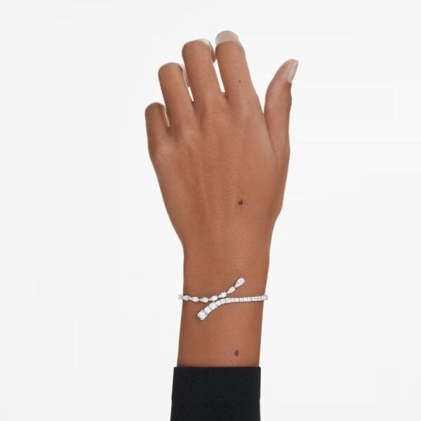 5693154 Swarovski Bilezik Matrıx:Bracelet Whıte/Rhs M 5693154