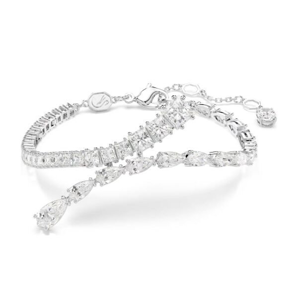 5693154 Swarovski Bilezik Matrıx:Bracelet Whıte/Rhs M 5693154