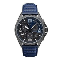 P-51 MUSTANG AV-4077-04 (Seiko VK68 Mekanizmalı) Erkek Kol Saati