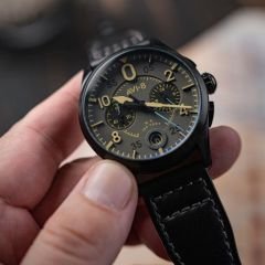 SPITFIRE AV-4089-08 (Seiko VK64 Mekanizmalı) Erkek Kol Saati
