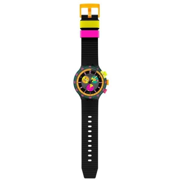 SB02B104 Swatch Neon Sepya Erkek Kol Saati