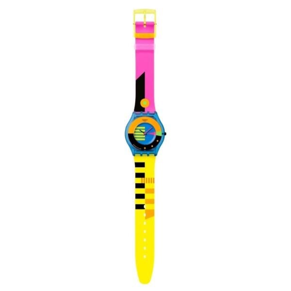 SS08S101 Swatch Neon Flumotions Bayan Kol Saati