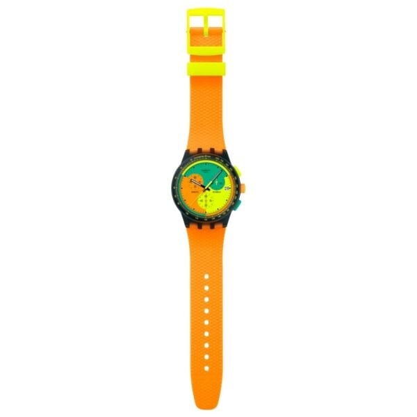 SUSB422 Swatch Neon Signal Flag Erkek Kol Saati