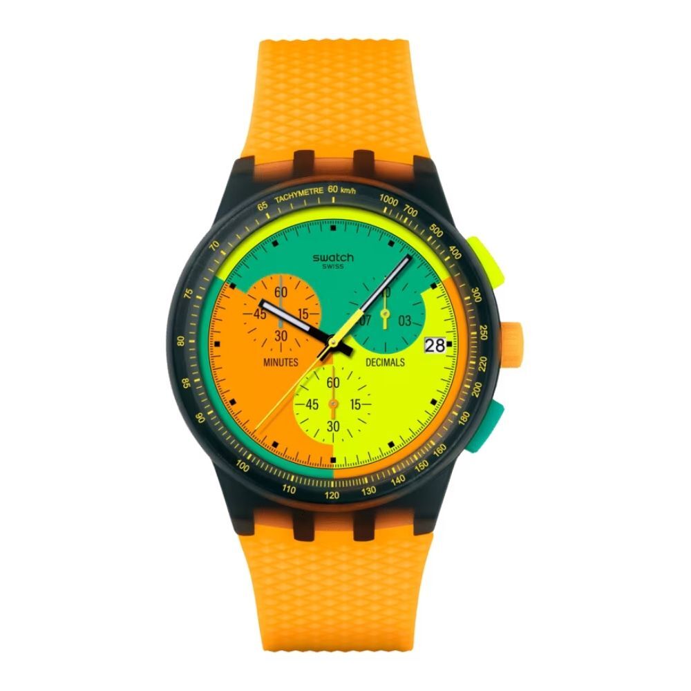 SUSB422 Swatch Neon Signal Flag Erkek Kol Saati