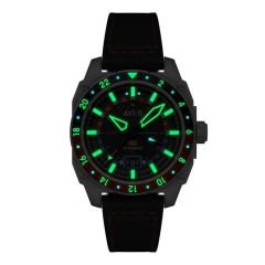 HAWKER HUNTER GMT AV-4122-01 (Seiko NH34 Mekanizmalı) Erkek Kol Saati