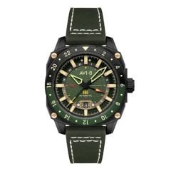 HAWKER HUNTER GMT AV-4122-03 (Seiko NH34 Mekanizmalı) Erkek Kol Saati