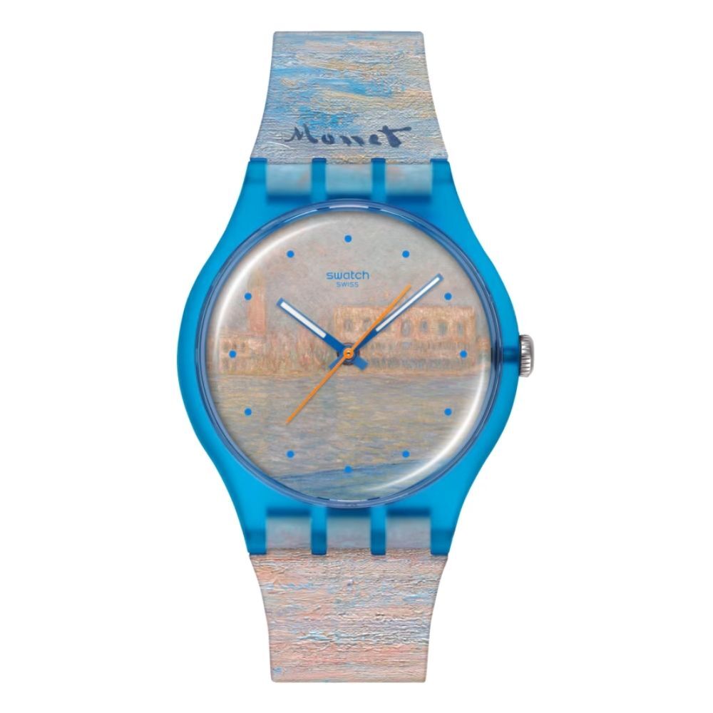 SO29Z150 Swatch Monet's Palazzo Ducale Unisex Kol Saati
