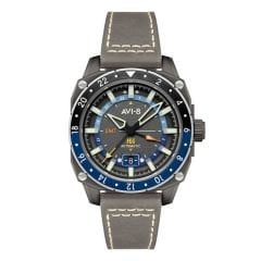 HAWKER HUNTER GMT AV-4122-04 (Seiko NH34 Mekanizmalı) Erkek Kol Saati