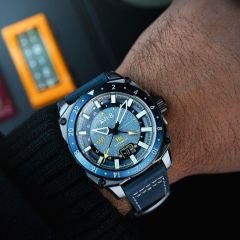 HAWKER HUNTER GMT AV-4122-05 (Seiko NH34 Mekanizmalı) Erkek Kol Saati