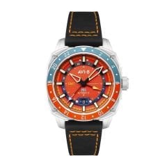 HAWKER HUNTER GMT AV-4122-06 (Seiko NH34 Mekanizmalı) Erkek Kol Saati
