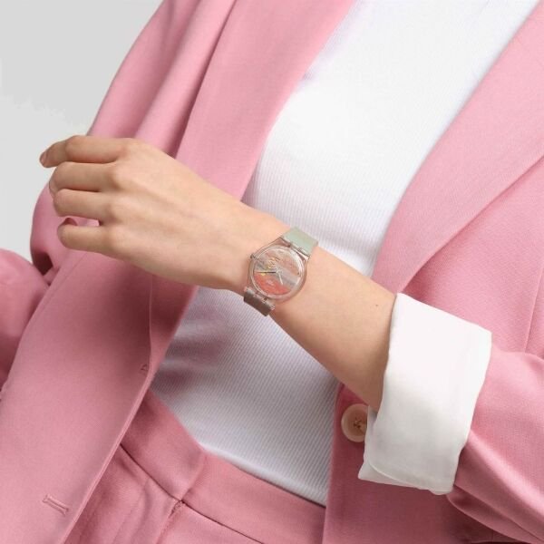 SO28Z700 Swatch Turner's Scarlet Sunset Unisex Kol Saati
