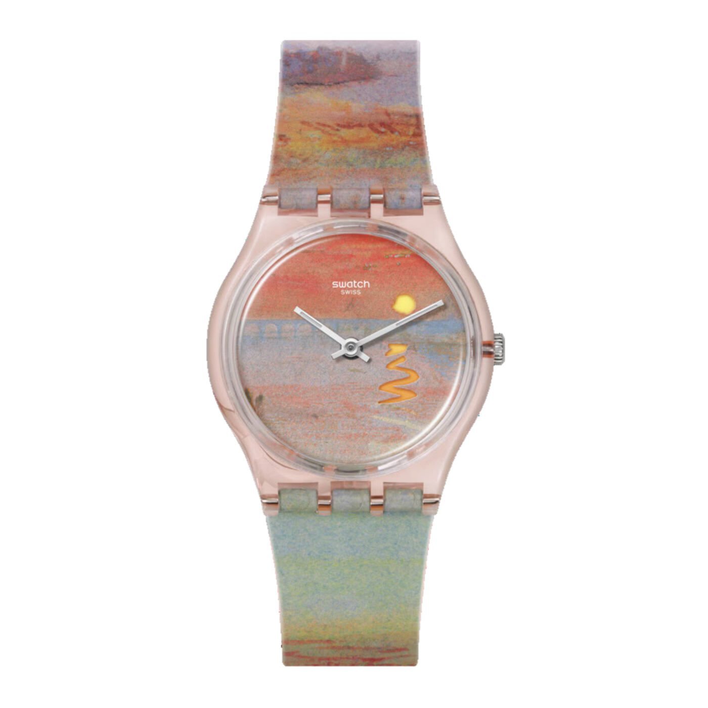 SO28Z700 Swatch Turner's Scarlet Sunset Unisex Kol Saati