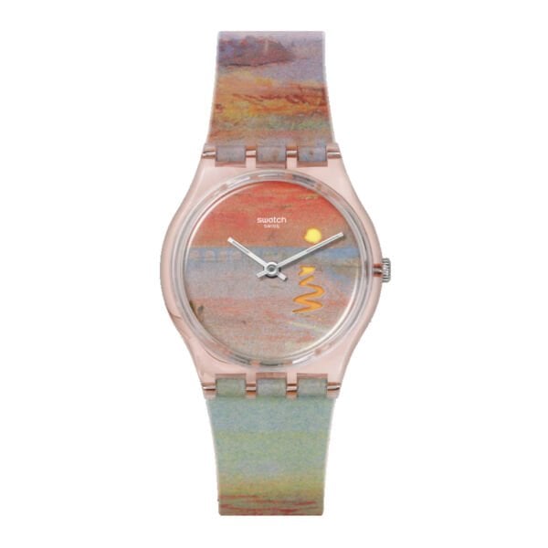 SO28Z700 Swatch Turner's Scarlet Sunset Unisex Kol Saati
