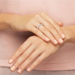 1121065 Swarovski Yüzük Rare:Ring Czwh/Rhs 50 1121065