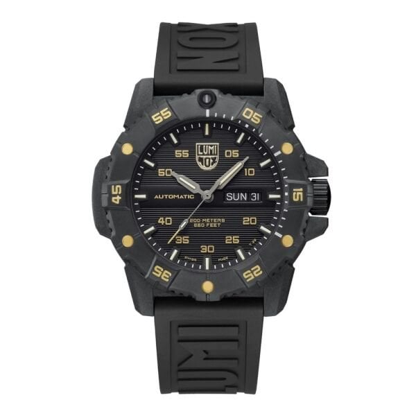 XS.3865.GOLD LUMINOX GOLD MASTER CARBON SEAL AUTOMATIC 3860 Serisi (İsviçre Üretimi Sellita SW 200-1 Mekanizmalı) Erkek Kol Saati XS.3865.GOLD