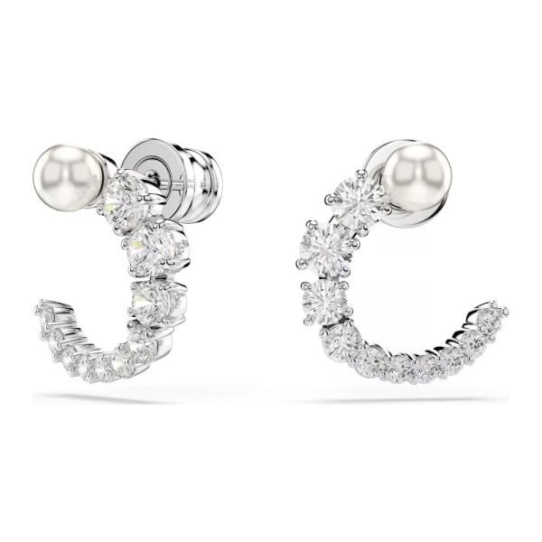 5692260 Swarovski Küpe Matrıx:Pe Stud Cırcle Whıte/Rhs 5692260