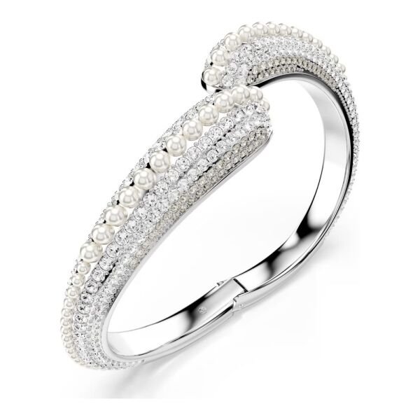 5692106 Swarovski Bilezik Sublıma:Cuff Wv Cry/Rhs M 5692106
