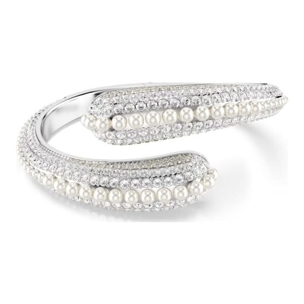 5692106 Swarovski Bilezik Sublıma:Cuff Wv Cry/Rhs M 5692106