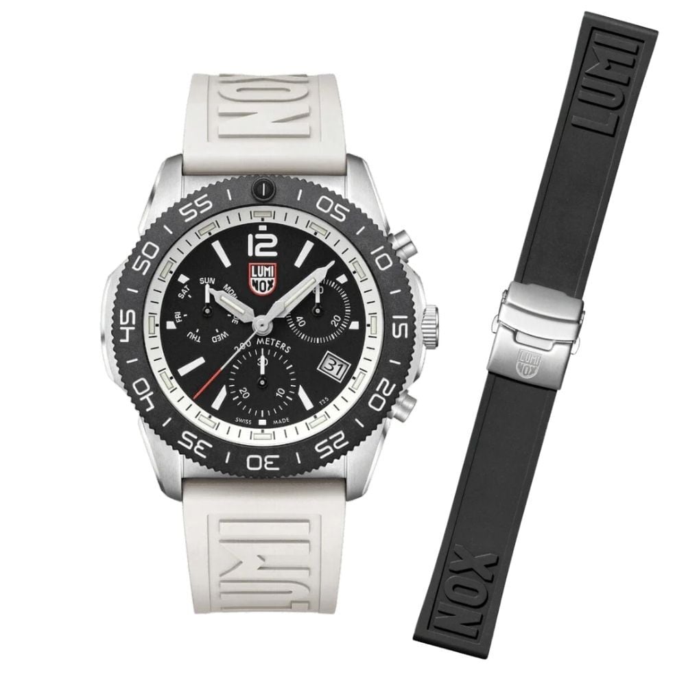 XS.3141.SET LUMINOX SET PACIFIC DIVER CHRONOGRAPH 3140 (İsviçre Üretimi Ronda Z60 Mekanizmalı) Erkek Kol Saati XS.3141.SET