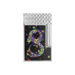 C16527 St Dupont Ligne 2 Chrome Dragon Black Çakmak