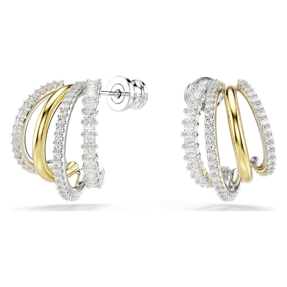5689718 Swarovski Küpe Hyperbola:Pe Mn Hoop 4 Whıte/Mıx 5689718