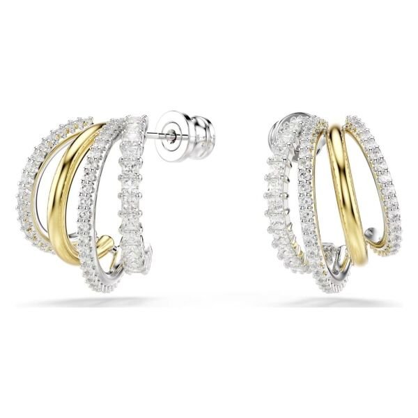 5689718 Swarovski Küpe Hyperbola:Pe Mn Hoop 4 Whıte/Mıx 5689718