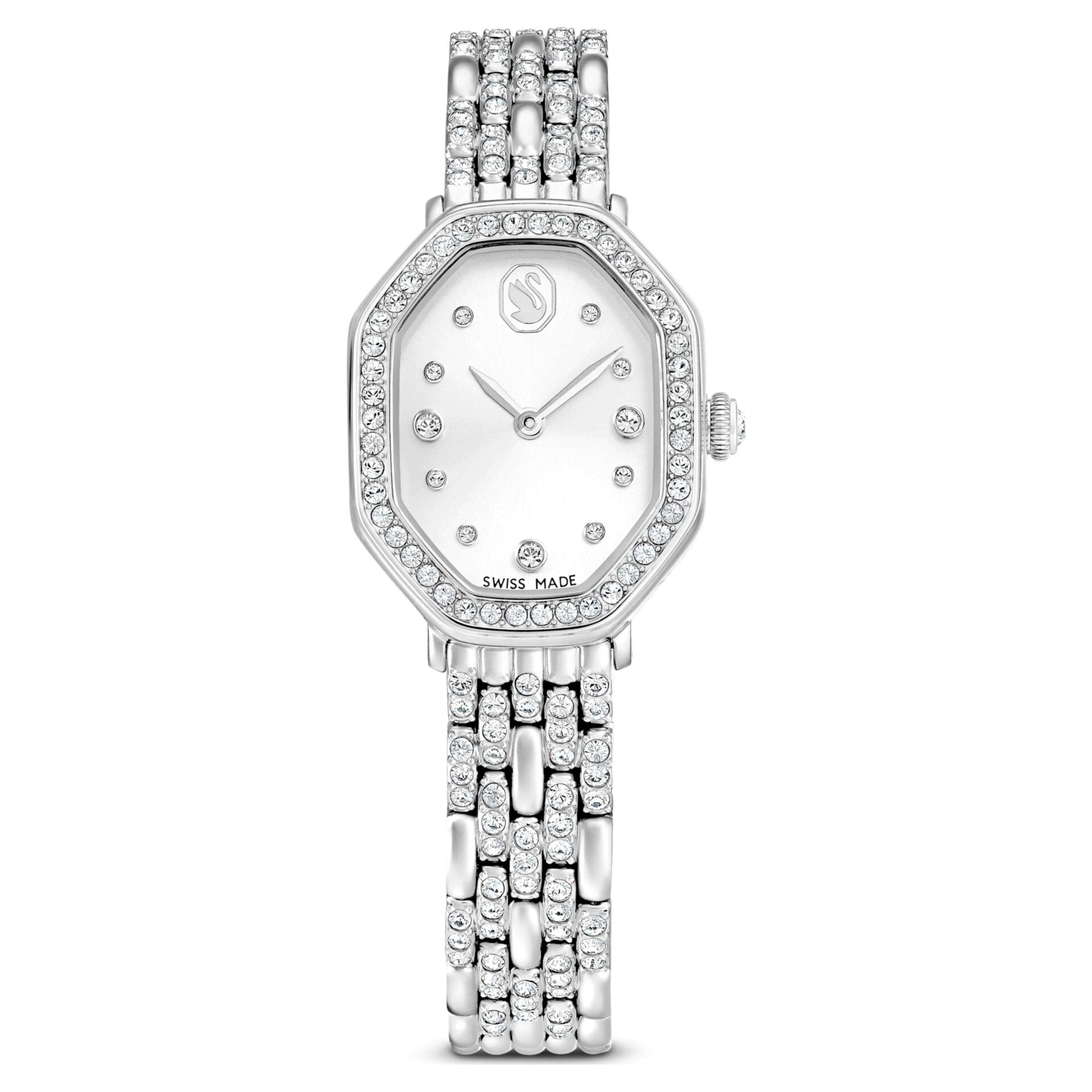 5698690 Swarovski Kol Saati Dextera Octagon:Mb Sts/Whıte/Sts