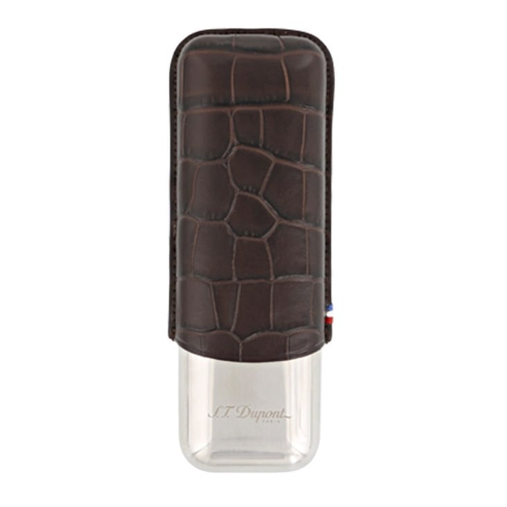 183016 St Dupont Dandy Marron İkili Puro Kılıfı