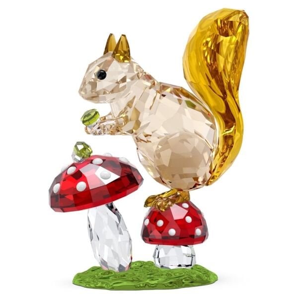 5684343 Swarovski Biblo Idyllıa:Squırrel And Mushrooms 5684343