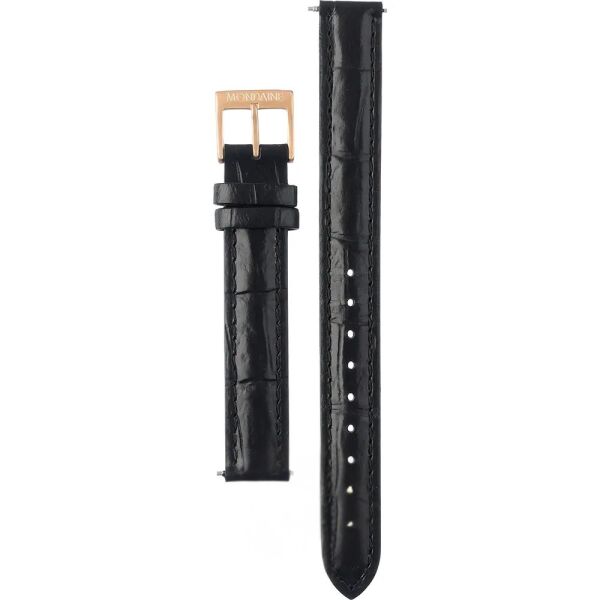 Mondaine FC8212.20R.1 12 mm Nubuck Leather Siyah Kordon
